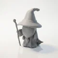 Mô hình Chibi Gandalf Pháp Sư Fantasy 3D Printable (STL) - Thumbnail 1