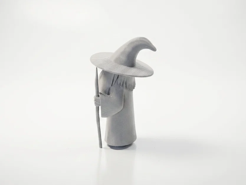 Tượng Chibi Pháp Sư Gandalf Fantasy In 3D (STL Printable) - Image 3
