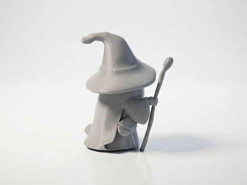 Mô hình Chibi Gandalf Pháp Sư Fantasy 3D Printable (STL) - Image 2