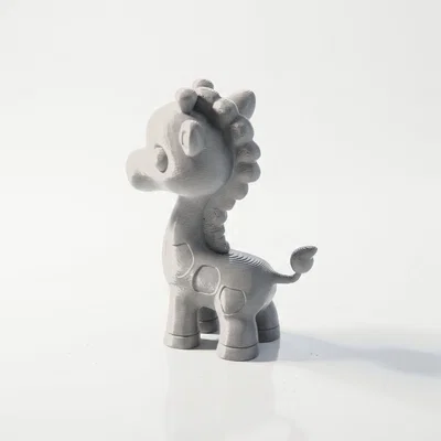 Tượng Hươu Cao Cổ Chibi Dễ Thương – Mẫu 3D Printable
