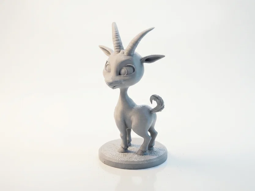 Mô hình Dê Chibi Dễ Thương – Figurine Cute Animal 3D Printable - Image 1