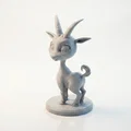 Mô hình Dê Chibi Dễ Thương – Figurine Cute Animal 3D Printable - Thumbnail 1