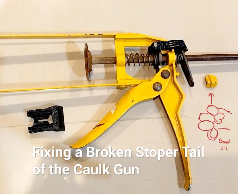 Bộ Fixer Giữ Đuôi Release Plate Cho Caulk Gun - Image 1