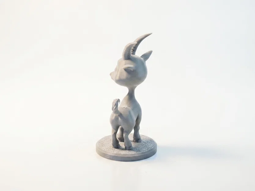 Mô hình Dê Chibi Dễ Thương – Figurine Cute Animal 3D Printable - Image 3