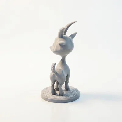 Mô hình Dê Chibi Dễ Thương – Figurine Cute Animal 3D Printable
