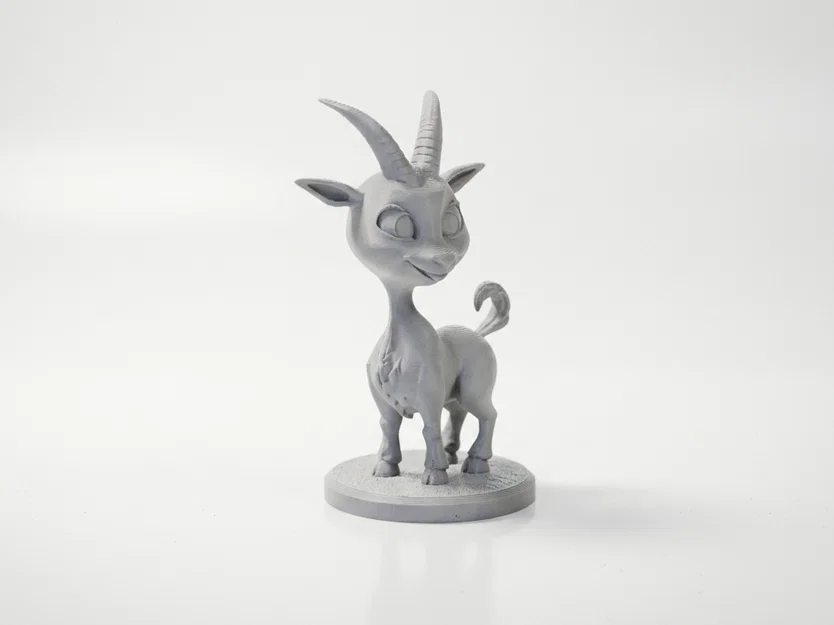 Mô hình Dê Chibi Dễ Thương – Figurine Cute Animal 3D Printable - Image 4