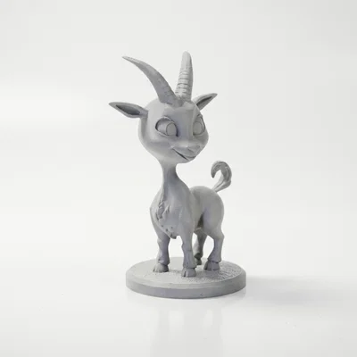 Mô hình Dê Chibi Dễ Thương – Figurine Cute Animal 3D Printable
