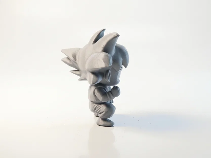 Mô hình in 3D Chibi Goku – Figurine Anime Collectible (STL) - Image 4