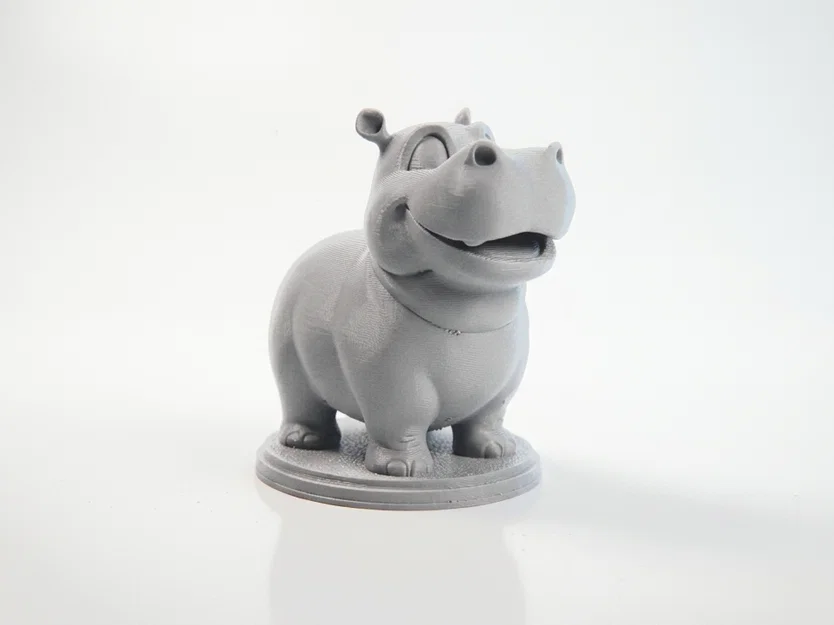 Tượng Hà Mã Chibi Dễ Thương – Mẫu 3D Printable - Image 1
