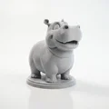 Tượng Hà Mã Chibi Dễ Thương – Mẫu 3D Printable - Thumbnail 1