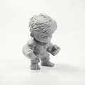 Tượng Chibi Hulk Dễ Thương – Figurine Collectible 3D Printable - Thumbnail 2