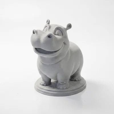Tượng Hà Mã Chibi Dễ Thương – Mẫu 3D Printable