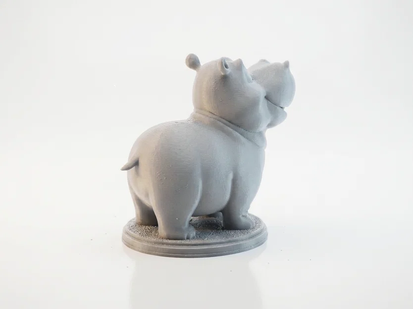 Tượng Hà Mã Chibi Dễ Thương – Mẫu 3D Printable - Image 3
