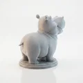 Tượng Hà Mã Chibi Dễ Thương – Mẫu 3D Printable - Thumbnail 3
