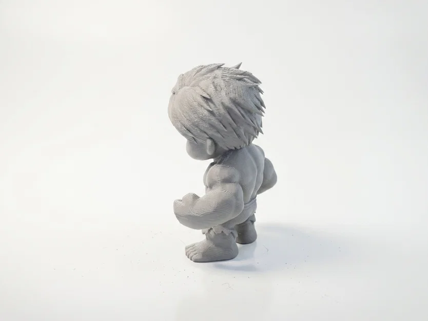 Tượng Chibi Hulk Dễ Thương – Figurine Collectible 3D Printable - Image 3
