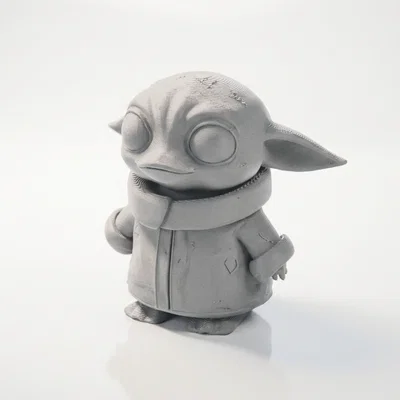 Figurine Chibi Grogu Star Wars sưu tầm – 3D Printable