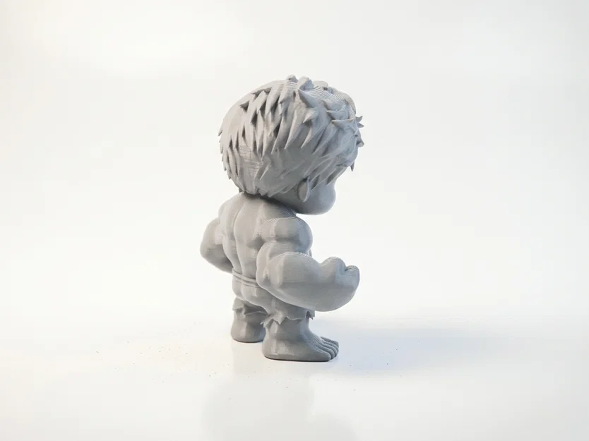 Tượng Chibi Hulk Dễ Thương – Figurine Collectible 3D Printable - Image 4