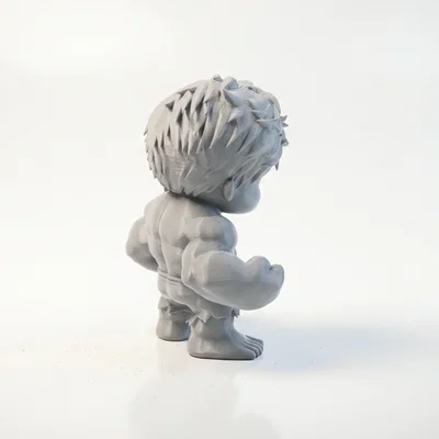 Tượng Chibi Hulk Dễ Thương – Figurine Collectible 3D Printable