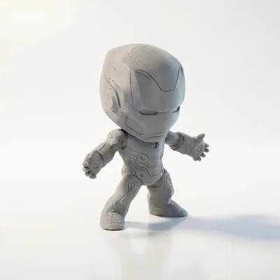 Mô hình STL tượng Chibi Iron Man Marvel sưu tầm in 3D