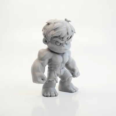 Tượng Chibi Hulk Marvel Collectible – Mẫu 3D Printable (STL)