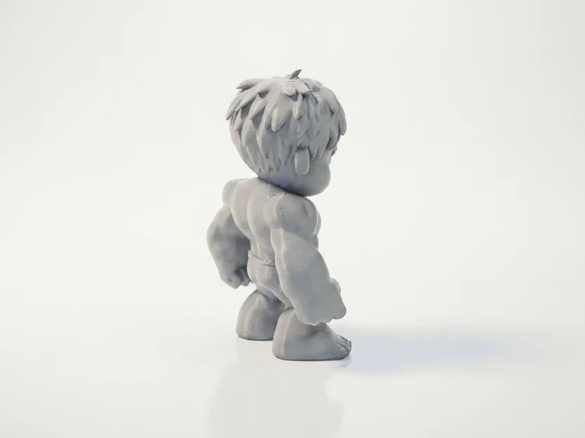 Tượng Chibi Hulk Marvel Collectible – Mẫu 3D Printable (STL) - Image 2