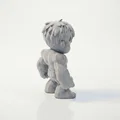 Tượng Chibi Hulk Marvel Collectible – Mẫu 3D Printable (STL) - Thumbnail 2