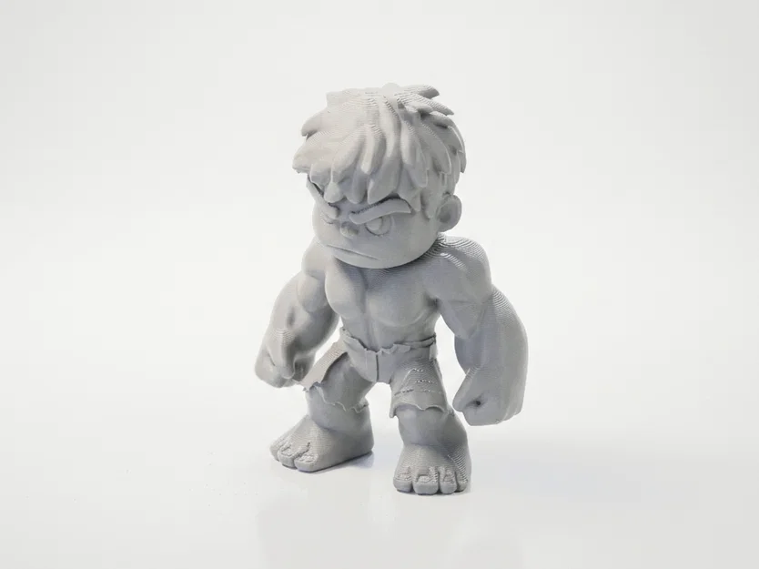 Tượng Chibi Hulk Marvel Collectible – Mẫu 3D Printable (STL) - Image 3