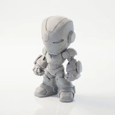 Mô Hình Chibi Iron Man Marvel – Tượng In 3D STL Printable