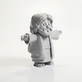 Tượng Chibi Chúa Giê-su Dễ Thương – Mô Hình Tôn Giáo 3D Printable - Thumbnail 1