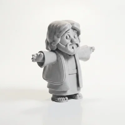 Tượng Chibi Chúa Giê-su Dễ Thương – Mô Hình Tôn Giáo 3D Printable