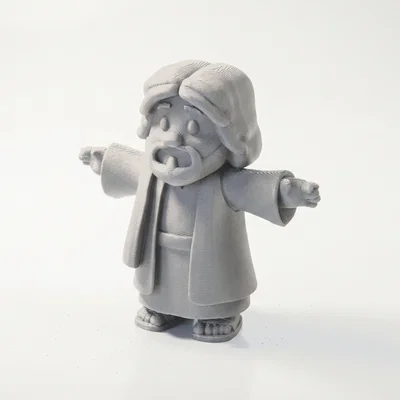Tượng Chibi Chúa Giê-su Dễ Thương – Mô Hình Tôn Giáo 3D Printable