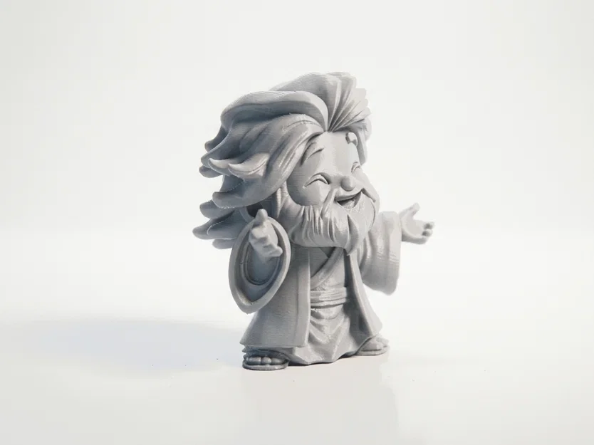 Tượng Chibi Chúa Jesus Christ – Mô hình 3D Printable Chủ đề Tôn giáo - Image 3