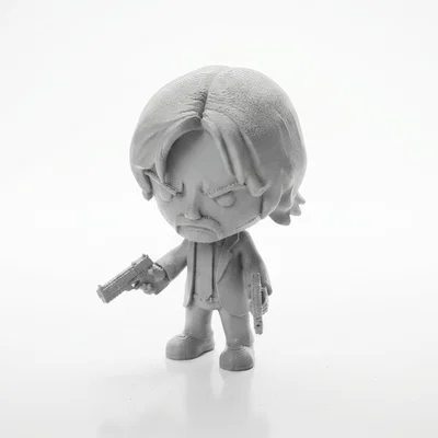 Mô Hình Chibi John Wick – Tượng Figurine Phim Hành Động In 3D (STL)