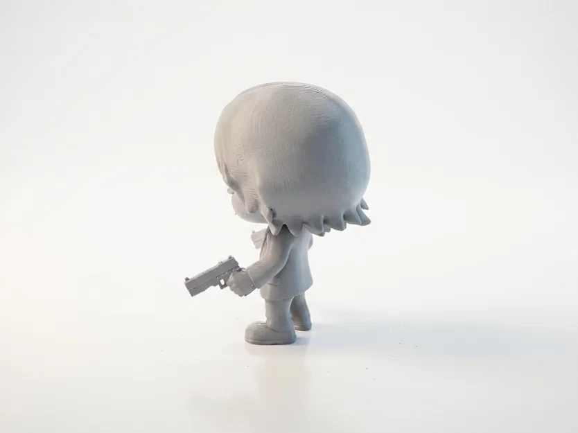 Mô Hình Chibi John Wick – Tượng Figurine Phim Hành Động In 3D (STL) - Image 2