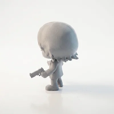Mô Hình Chibi John Wick – Tượng Figurine Phim Hành Động In 3D (STL)