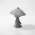 Tượng Nữ Samurai Chibi Dễ Thương – Mô Hình 3D In Được (Cute Collectible) - Thumbnail 2