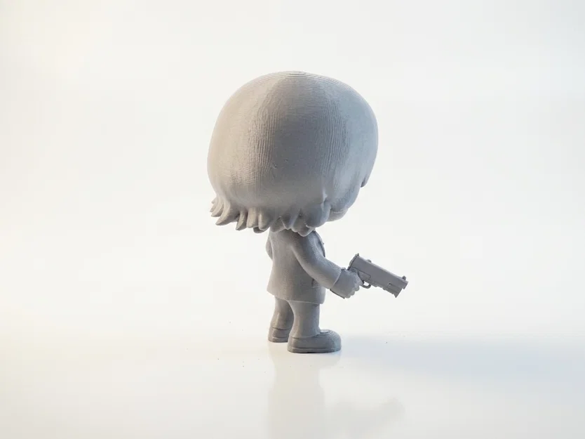 Mô Hình Chibi John Wick – Tượng Figurine Phim Hành Động In 3D (STL) - Image 4