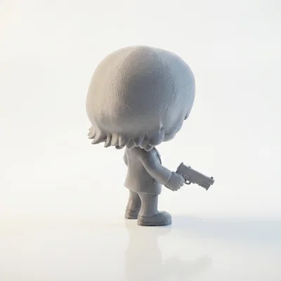 Mô Hình Chibi John Wick – Tượng Figurine Phim Hành Động In 3D (STL)