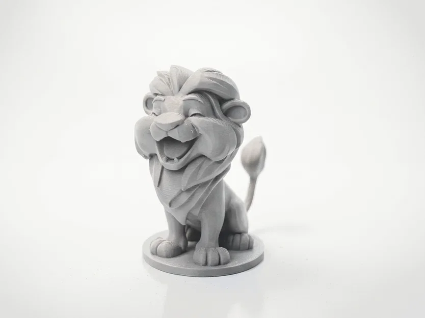 Tượng Sư Tử Chibi Dễ Thương – Mô Hình 3D Printable - Image 1