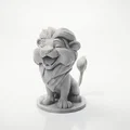 Tượng Sư Tử Chibi Dễ Thương – Mô Hình 3D Printable - Thumbnail 1