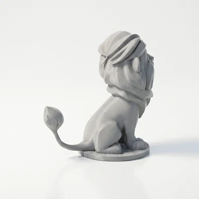 Tượng Sư Tử Chibi Dễ Thương – Mô Hình 3D Printable