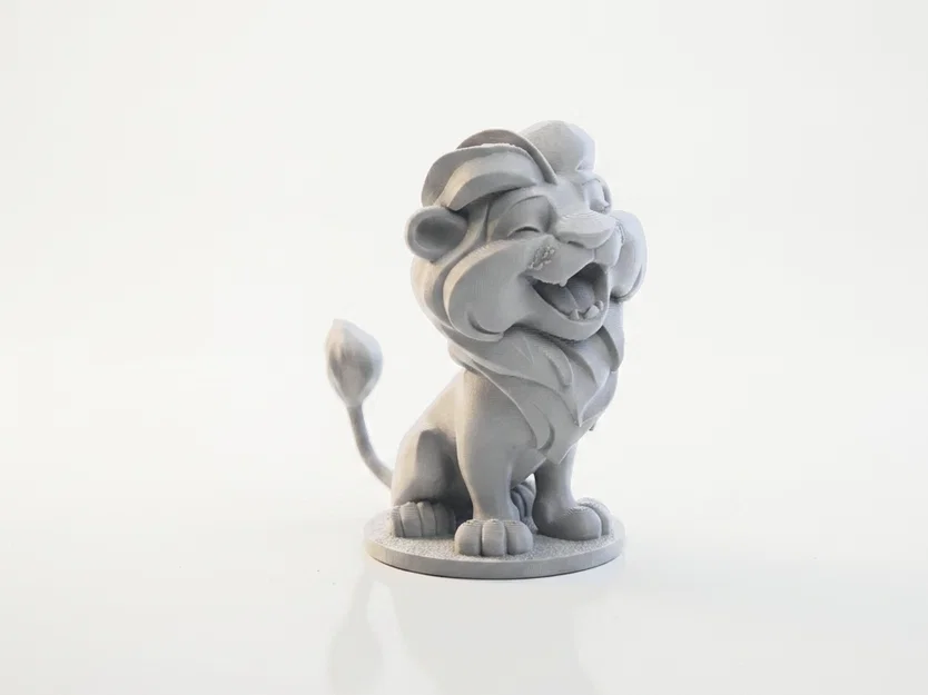 Tượng Sư Tử Chibi Dễ Thương – Mô Hình 3D Printable - Image 3