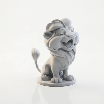 Tượng Sư Tử Chibi Dễ Thương – Mô Hình 3D Printable