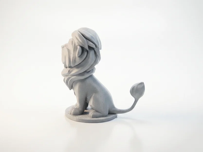 Tượng Sư Tử Chibi Dễ Thương – Mô Hình 3D Printable - Image 4