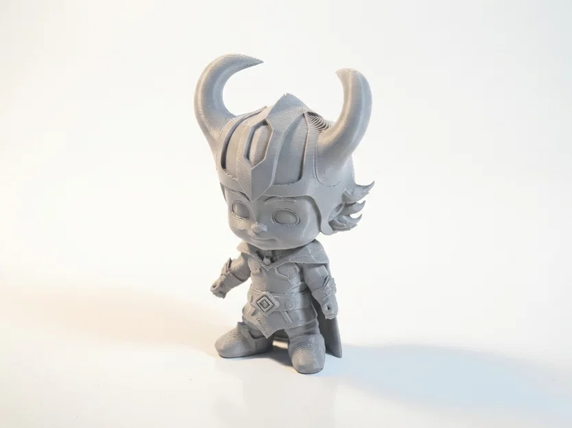 Tượng Chibi Loki – Thần Thoại Bắc Âu – 3D Printable - Image 4