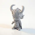 Tượng Chibi Loki – Thần Thoại Bắc Âu – 3D Printable - Thumbnail 4