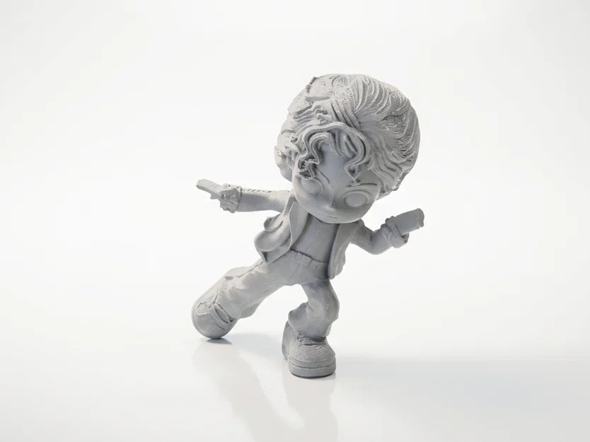 Mô hình in 3D: Tượng Nhân Vật Chibi Low Poly (STL Printable) - Image 1
