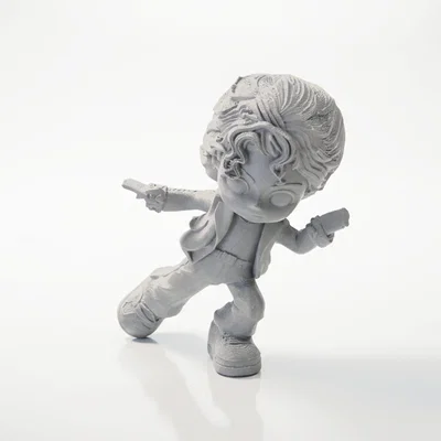 Mô hình in 3D: Tượng Nhân Vật Chibi Low Poly (STL Printable)