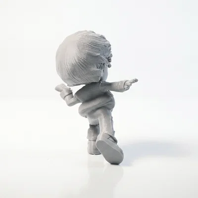 Mô hình in 3D: Tượng Nhân Vật Chibi Low Poly (STL Printable)