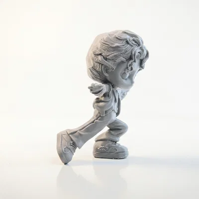 Mô hình in 3D: Tượng Nhân Vật Chibi Low Poly (STL Printable)